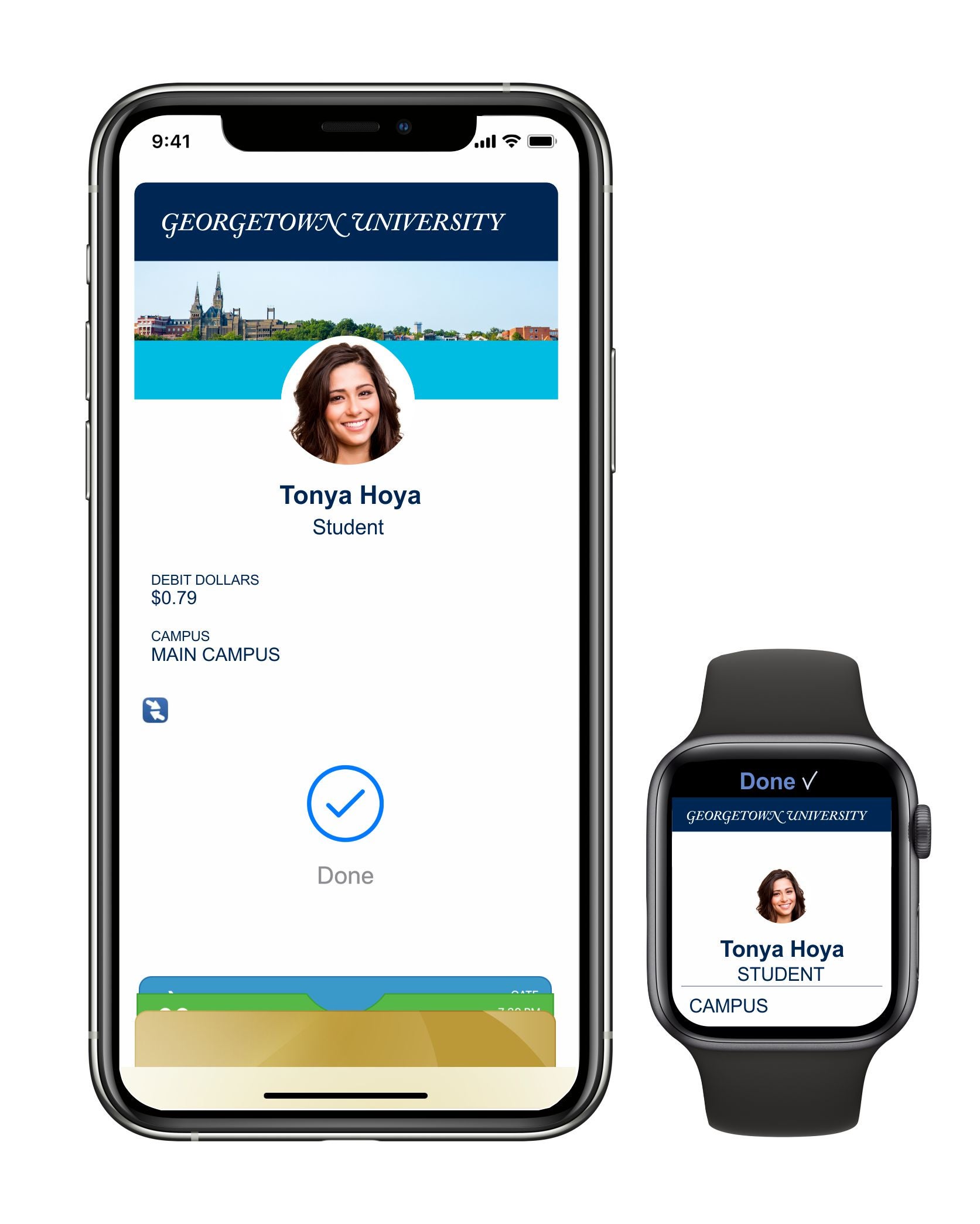 Setup for iPhone & Apple Watch users | GOCard - Georgetown One Card