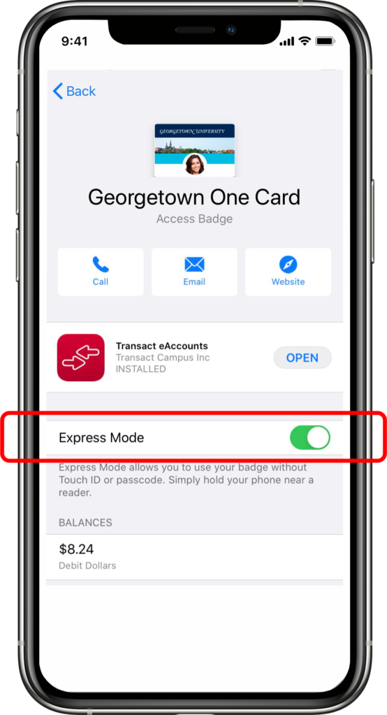 go card apple wallet